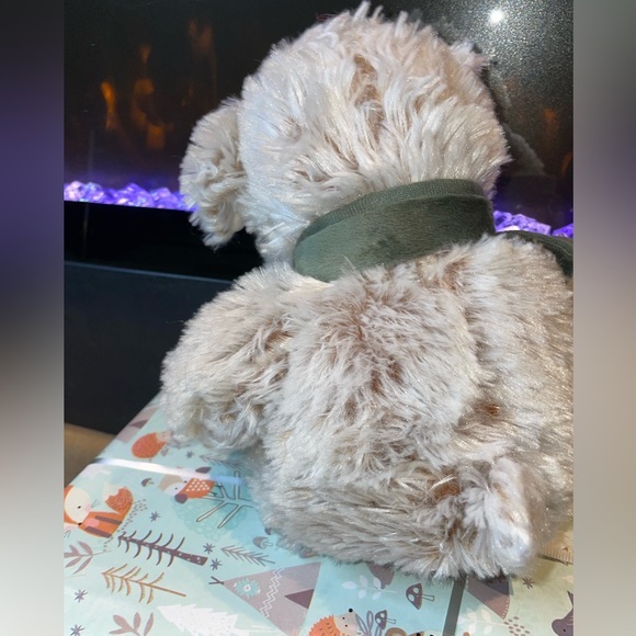 Fiesta Plush Sitting Dog 12 Inch Tan Stuffed Animal Jesus Loves Me Soft Kids Toy - Picture 7 of 11